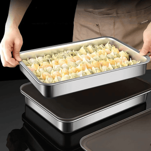 Premium Stainless Steel Food Preservation Box with Airtight Lid | Keeps Food Fresh Longer