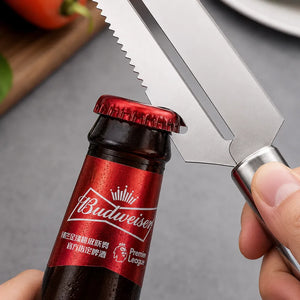 5-in-1 Stainless Steel Vegetable Peeler | Multifunction Fruit & Vegetable Peeler with Knife, Fish Scaler, Bottle Opener & Potato Eye Remover