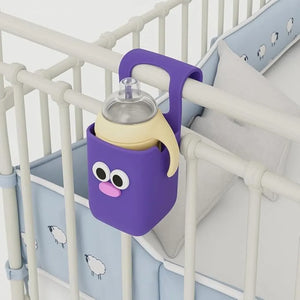 Universal Silicone Cup Holder for Stroller & Bicycle | Flexible Bottle Holder for Wheelchair, Pool Chair & Outdoor Travel