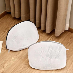 Shoe Washing Bag for Washing Machine | Durable Mesh Laundry Bag for Safe Shoe Cleaning (White)
