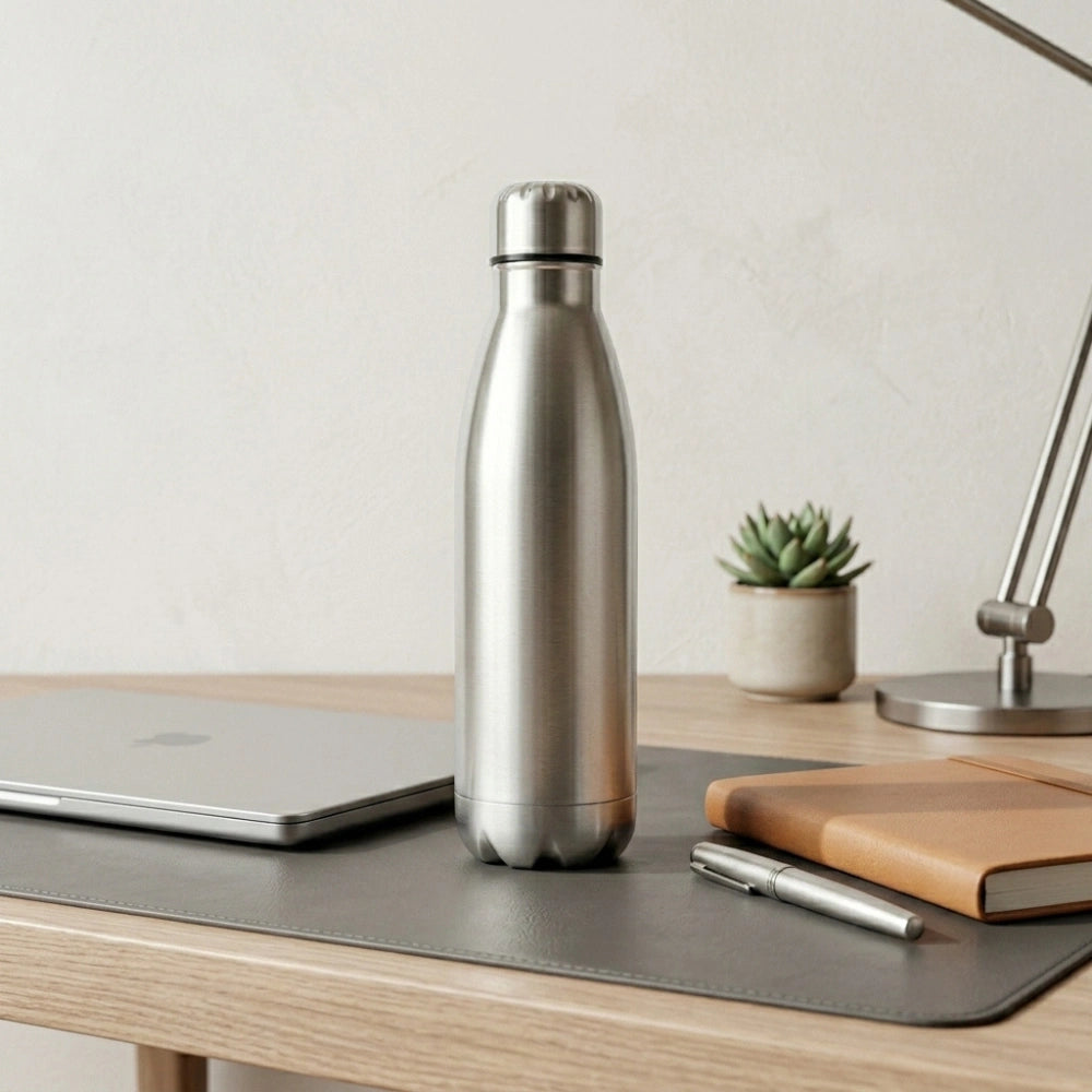 1 Litre Stainless Steel Water Bottle | Vacuum Insulated Flask, Leakproof BPA-Free Metal Bottle for Hot & Cold Drinks, Office, Gym, School & Travel