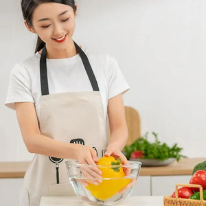 Waterproof PVC Kitchen Apron with Large Pockets | Oil & Stain Resistant Cooking Apron for Men & Women | Easy-Clean Kitchen Apron