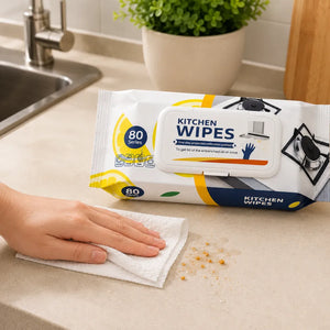 Reusable Kitchen Cleaning Sponge Wipes | Biodegradable Foam Sponge Cloth for Dishes, Countertops & Kitchen Cleaning