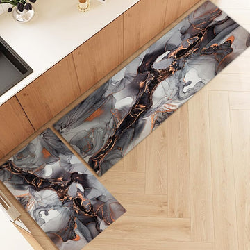 Waterproof Memory Foam Kitchen Mat - Anti-Fatigue Comfort Runner Rug
