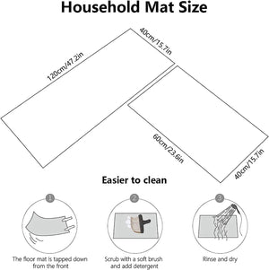 Waterproof Memory Foam Kitchen Mat - Anti-Fatigue Comfort Runner Rug