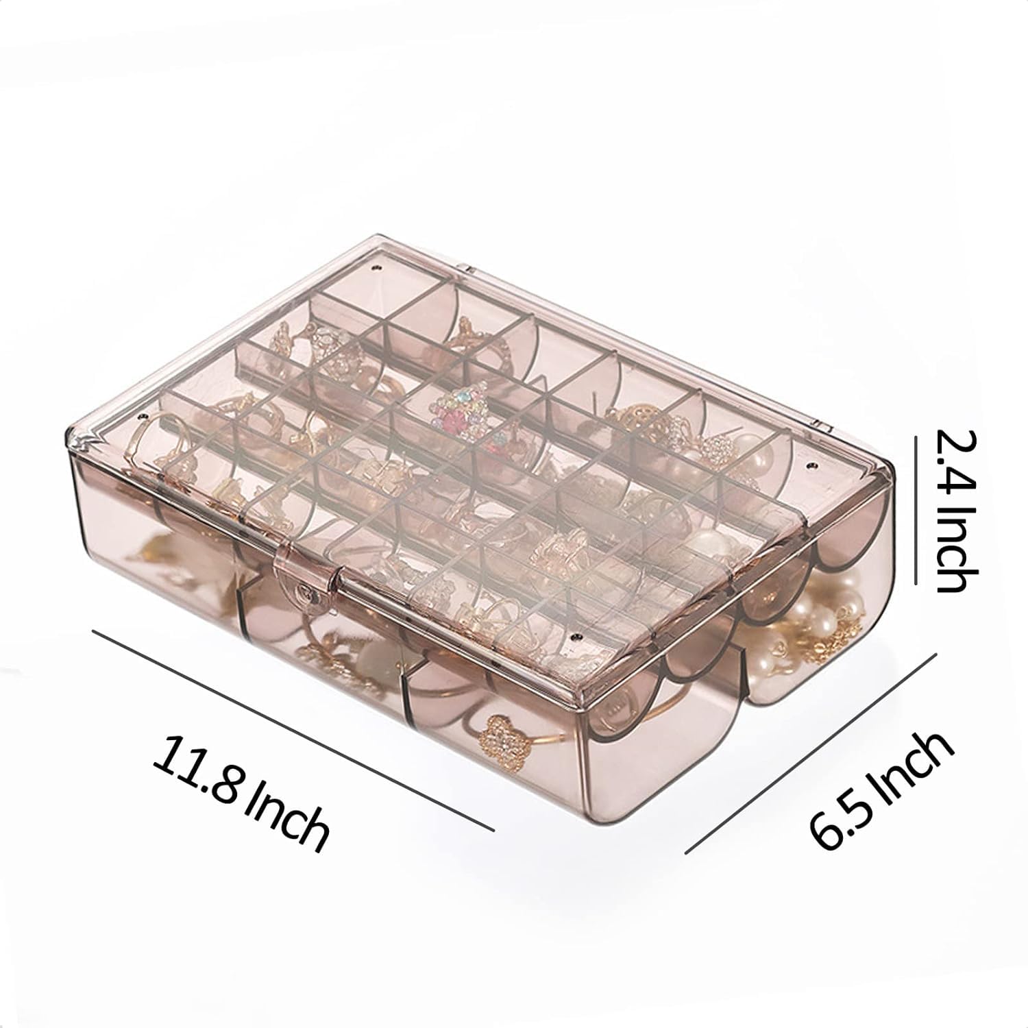 2-Layer Jewelry Organizer Box