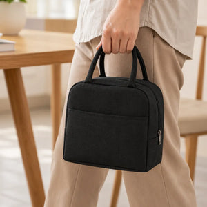Portable Insulated Lunch Bag | Waterproof Thermal Cooler Tote with Aluminum Foil Lining | Bento Food Storage Bag for Office, School, Travel & Picnic