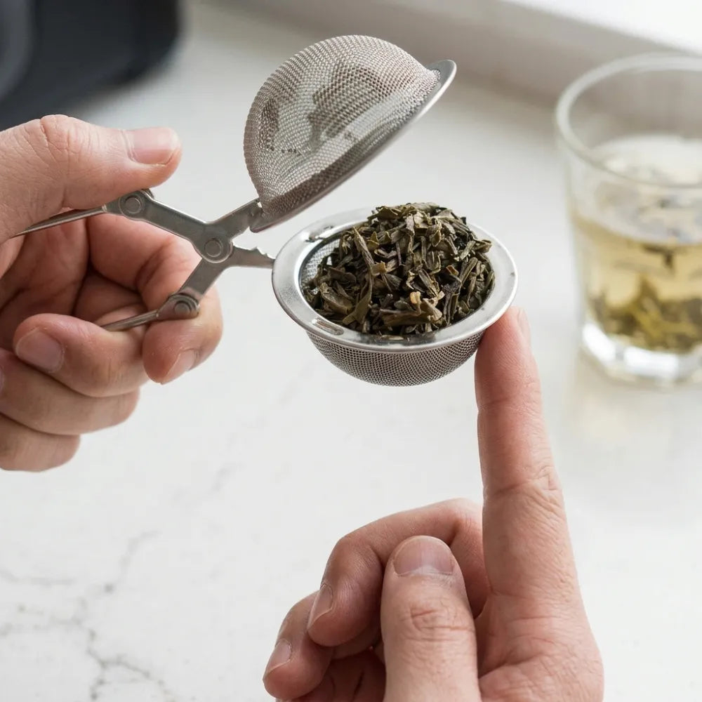 Stainless Steel Tea Infuser Spoon | Mesh Tea Strainer Filter Clip for Loose Leaf Tea, Coffee & Spices
