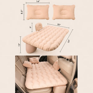 Premium Car Inflatable Bed with Electric Pump & 2 Air Pillows | Universal Back Seat Mattress for Travel, Camping & Kids