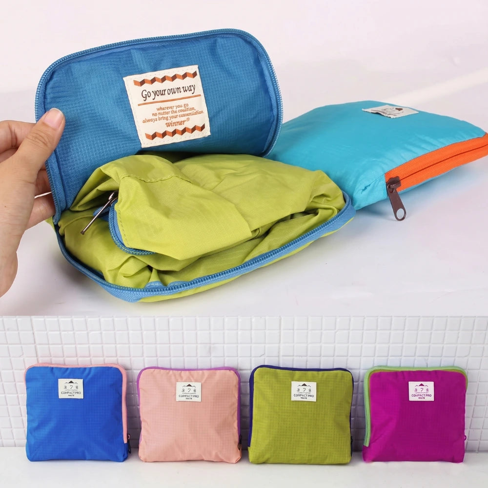 Foldable Travel Duffle Bag | Large Capacity Lightweight Luggage Tote for Men & Women with Fixed Strap
