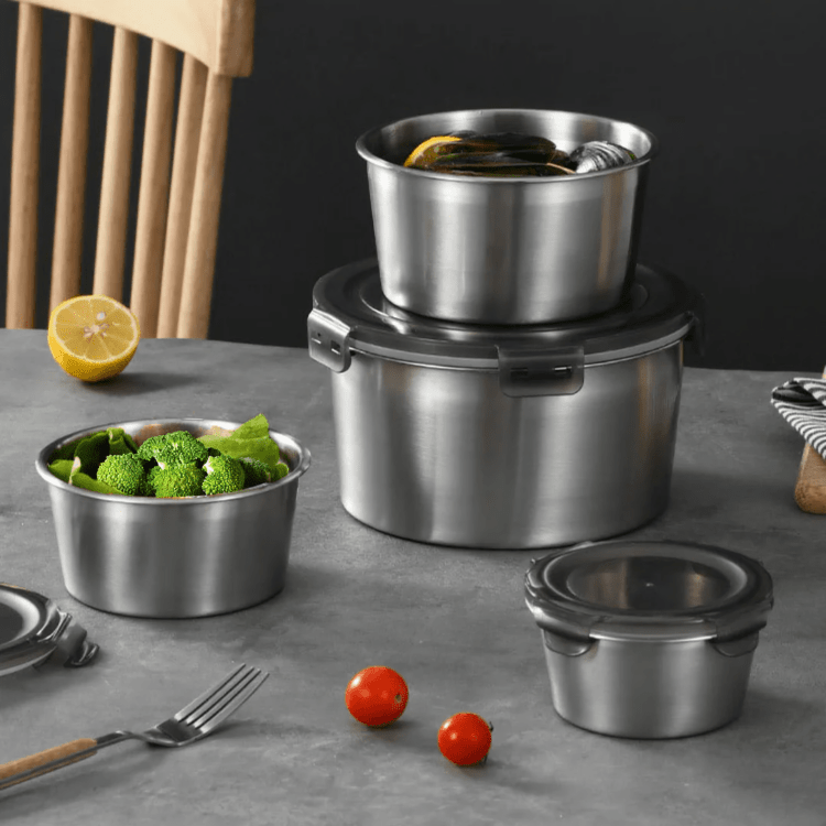 Premium Stainless Steel Food Storage Container | Eco-Friendly & Durable Kitchen Essential