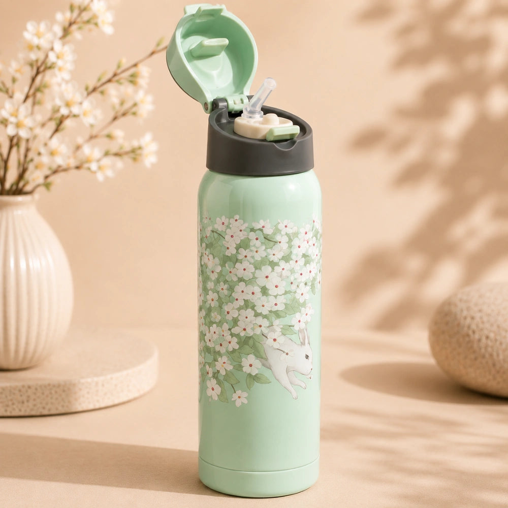 500ML Double Wall Vacuum Insulated Stainless Steel Sports Bottle | Hot & Cold Water Flask | Leakproof Travel Bottle