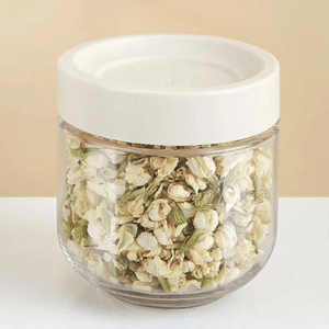 Premium 300ml Glass Airtight Food Storage Jar | Crystal Clear Pantry Organizer