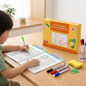 Magical Reusable Tracing Workbook Set for Kids | Alphabet, Numbers & Pen Control Handwriting Practice Book | Preschool Early Learning Educational Toy