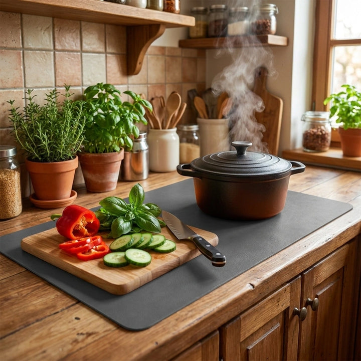 Premium Dish Drying Mat for Kitchen Counter – Fast Absorbing & Durable Design