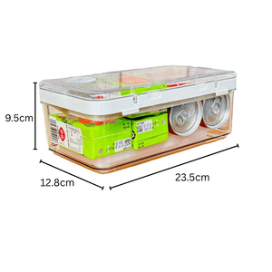 Portable Leak-Proof Crisper Box with Ice Crystals | Fresh Fruit & Snack Keeper