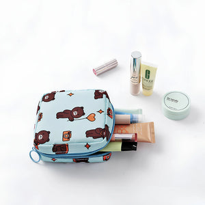 Sanitary Pad Storage Bag Portable Period Pouch Menstrual Organizer with Zipper multicolor