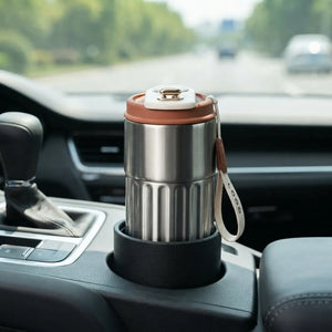 Digital Temperature Display Coffee Mug | 316 Stainless Steel Vacuum Insulated Travel Mug with Leakproof Lid | Double Wall Thermal Tumbler