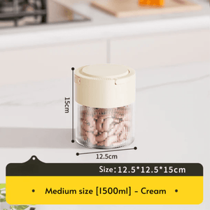 Food-Grade Vacuum Sealed Storage Jar | Ultimate Moisture-Proof Freshness