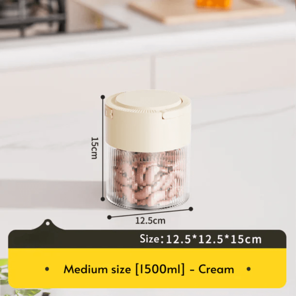 Food-Grade Vacuum Sealed Storage Jar | Ultimate Moisture-Proof Freshness