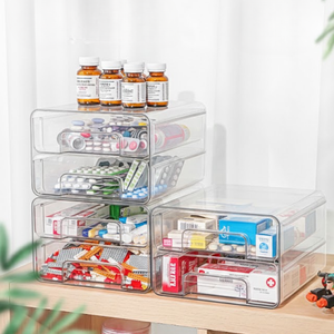 Stackable Pull-Out Fridge Storage Containers | Ventilated Produce Organizer Bins
