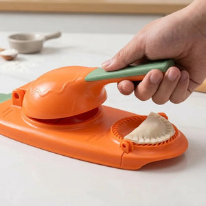 2-in-1 Dumpling Maker Machine | Momo, Gujiya & Ghughra Skin Press Mould | Dough Press Kitchen Tool