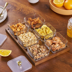 Luxury Glass Snack Box Set | Elegant Airtight Storage for Premium Kitchen Organization