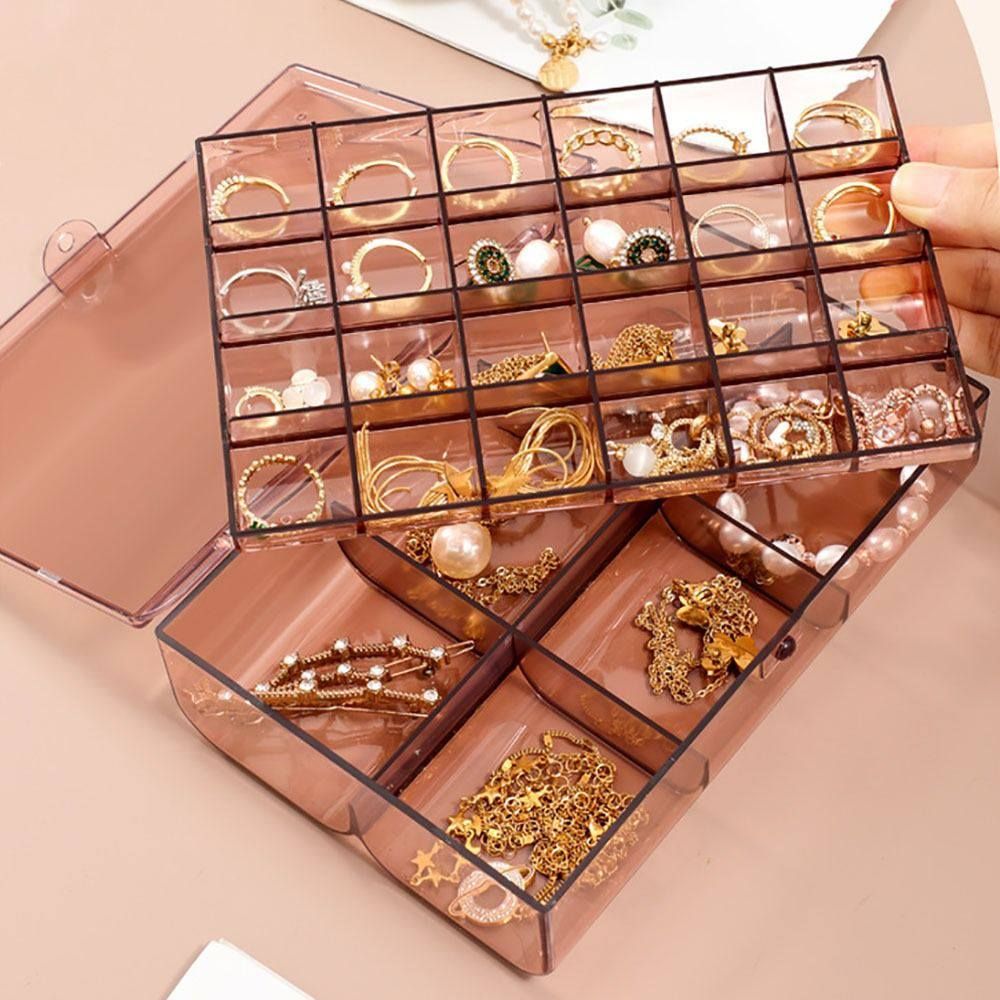 2-Layer Jewelry Organizer Box