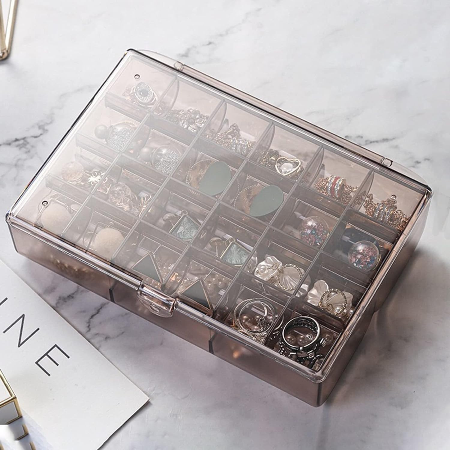 2-Layer Jewelry Organizer Box