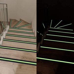 Anti-Slip Safety Grip Tape with High Visibility Glow , Ideal For Stairs & Floors-2 Inch x 5 Meters