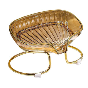 Drain Soap Dish Holder | Bathroom Shower Soap Box with Drain Tray