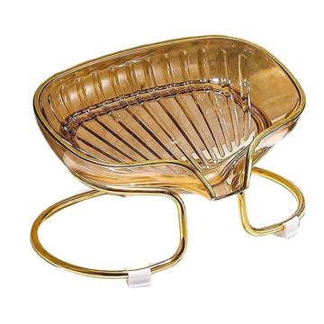 Drain Soap Dish Holder | Bathroom Shower Soap Box with Drain Tray