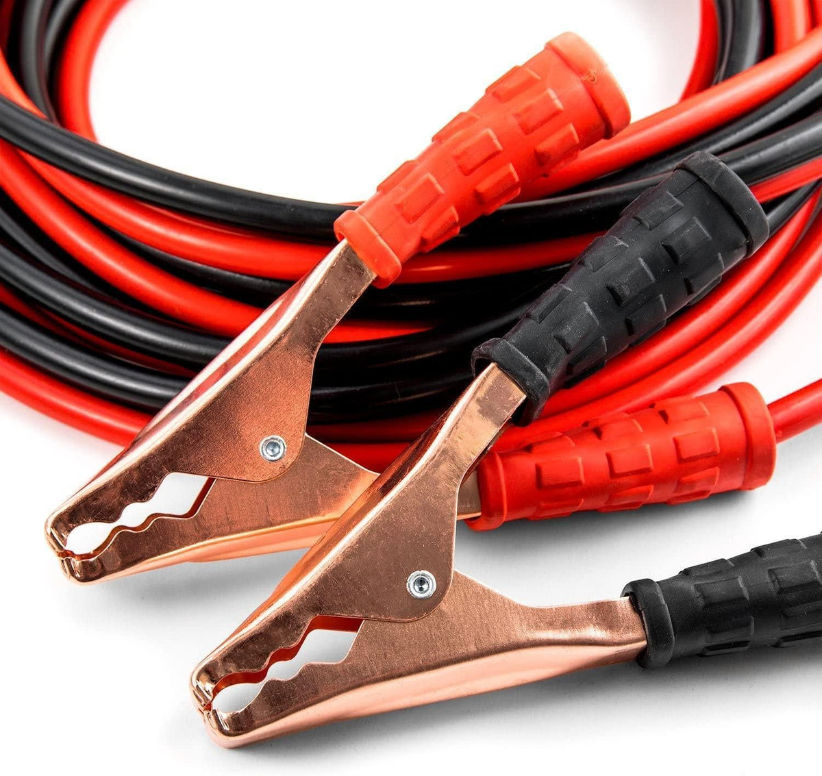Heavy Duty Auto Jumper Cables | Emergency Battery Booster Clamps