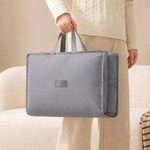 7 Pocket Wardrobe Travel Bag | Foldable Hanging Garment Organizer Duffel with Trolley Sleeve