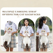 Cute 3D Ragdoll Cat Backpack Bag | Plush Stuffed Animal Shoulder Bag for Girls & Women