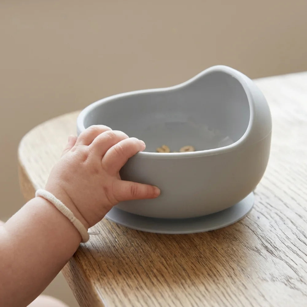 Cat Shaped Silicone Baby Feeding Set | 6 Piece BPA-Free Baby-Led Weaning Kit with Bib, Suction Bowl, Plate, Cup, Spoon & Fork