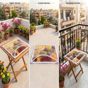 Multipurpose Drying Mat for Papad, Chilli, Rice, Breathable Mesh Washable Reusable Foldable Lightweight Sun Drying Cloth