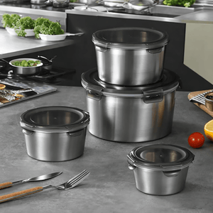 Premium Stainless Steel Food Storage Container | Eco-Friendly & Durable Kitchen Essential