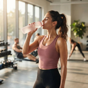 6PCS Frosty Octagon Fridge Water Bottle Set | BPA-Free Plastic Fridge Bottles for Home, Office, Kids & Daily Use