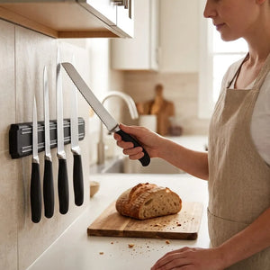Strong Magnetic Knife Holder | Wall Mounted Magnetic Knife Strip | Modern Kitchen Knife & Tool Storage Rack