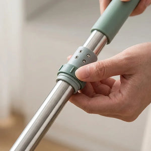 Slim Floor Squeegee Mop with Telescopic Handle | 360° Rotating Silicone Floor Wiper for Bathroom, Kitchen, Windows & Floor Cleaning