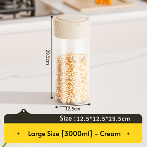 Food-Grade Vacuum Sealed Storage Jar | Ultimate Moisture-Proof Freshness