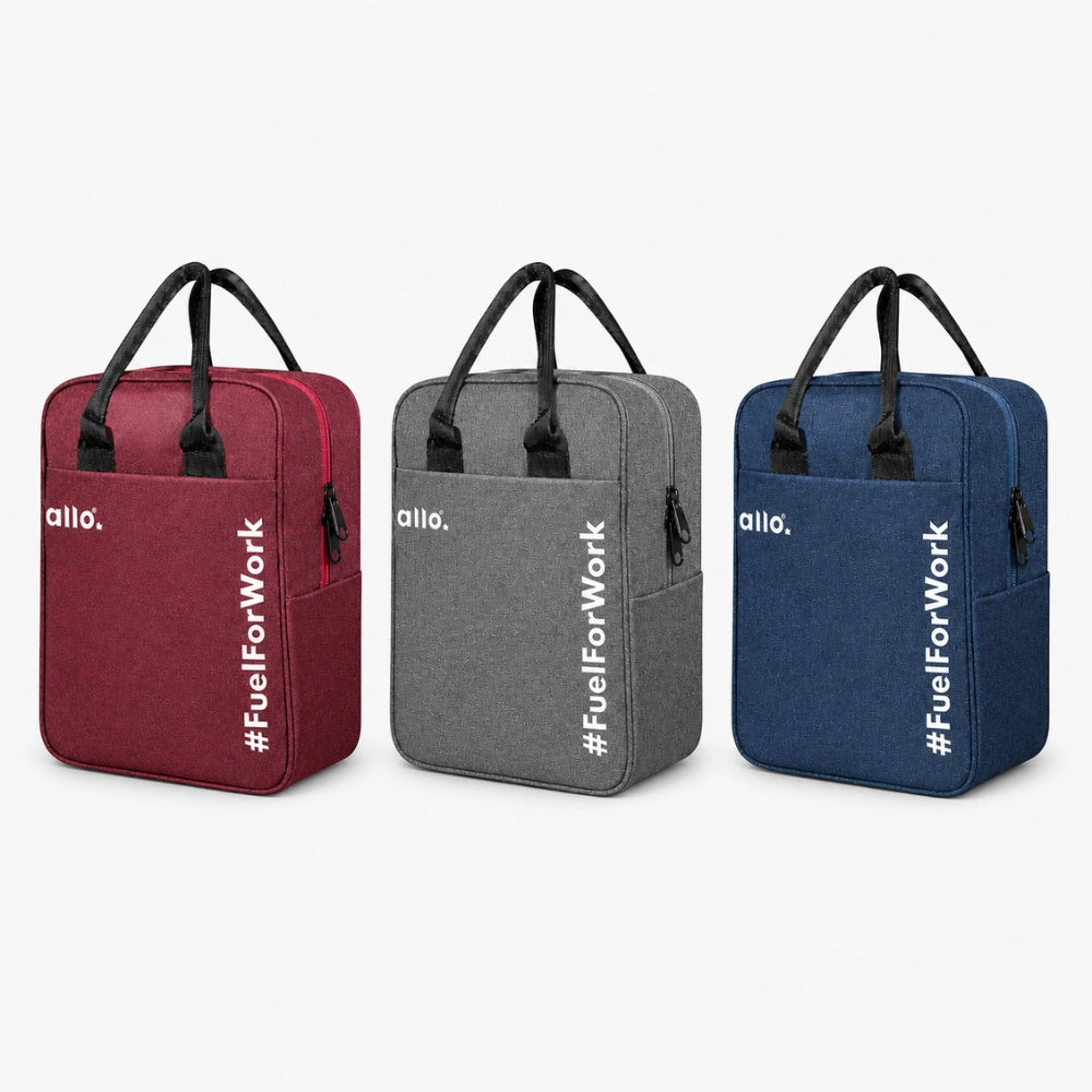 Insulated Lunch Bag for Office & Travel – Leakproof Thermal Tiffin Tote Bag for Men, Women, School & College