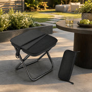 Portable Folding Stool with Carry Pouch | Lightweight Travel Seat | Compact Foldable Stool for Camping, Fishing, Picnic & Outdoor Use