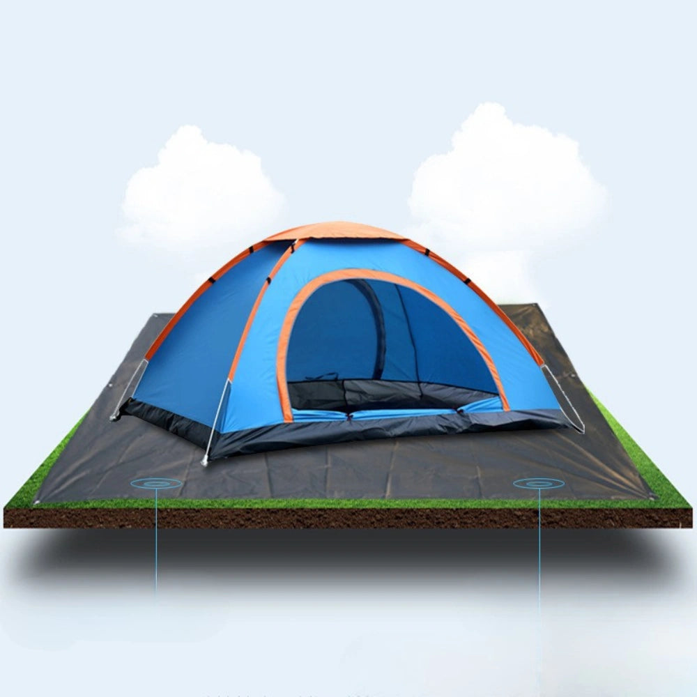 4 Person capacity Waterproof Camping Tent | Portable Foldable Dome Shelter for Outdoor Picnic, Hiking, Trekking & Family Camping