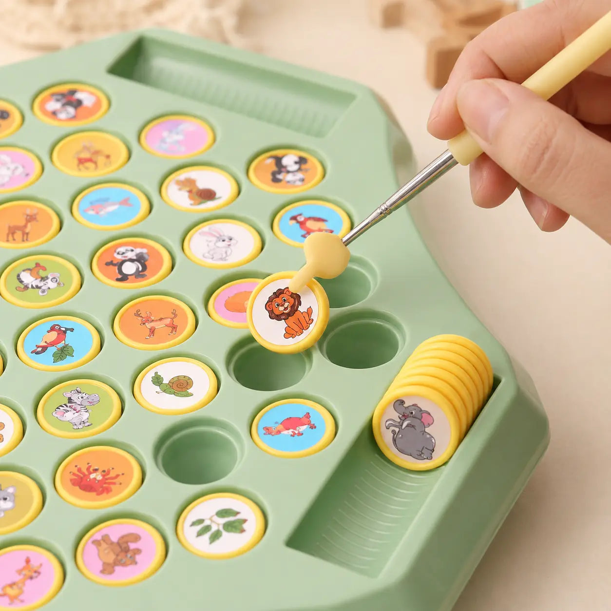 Wooden Kids Memory Matching Game | Educational Toy 3-6 Years
