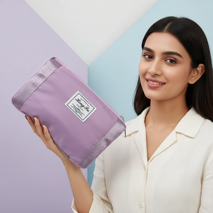 Portable Lavender Foldable Duffel Bag – Your Ultimate Travel Companion