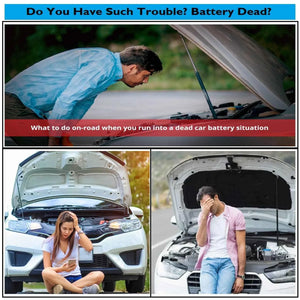 Heavy Duty Auto Jumper Cables | Emergency Battery Booster Clamps