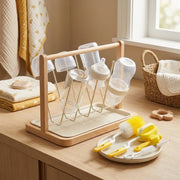 5PCS Baby Bottle Cleaning Brush Set | Bottle, Nipple, Straw & Sponge Cleaner Kit