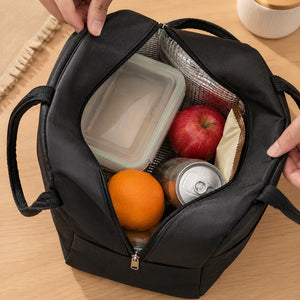 Portable Insulated Lunch Bag | Waterproof Thermal Cooler Tote with Aluminum Foil Lining | Bento Food Storage Bag for Office, School, Travel & Picnic
